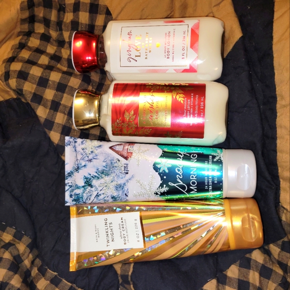 Bath and Body Works lotions